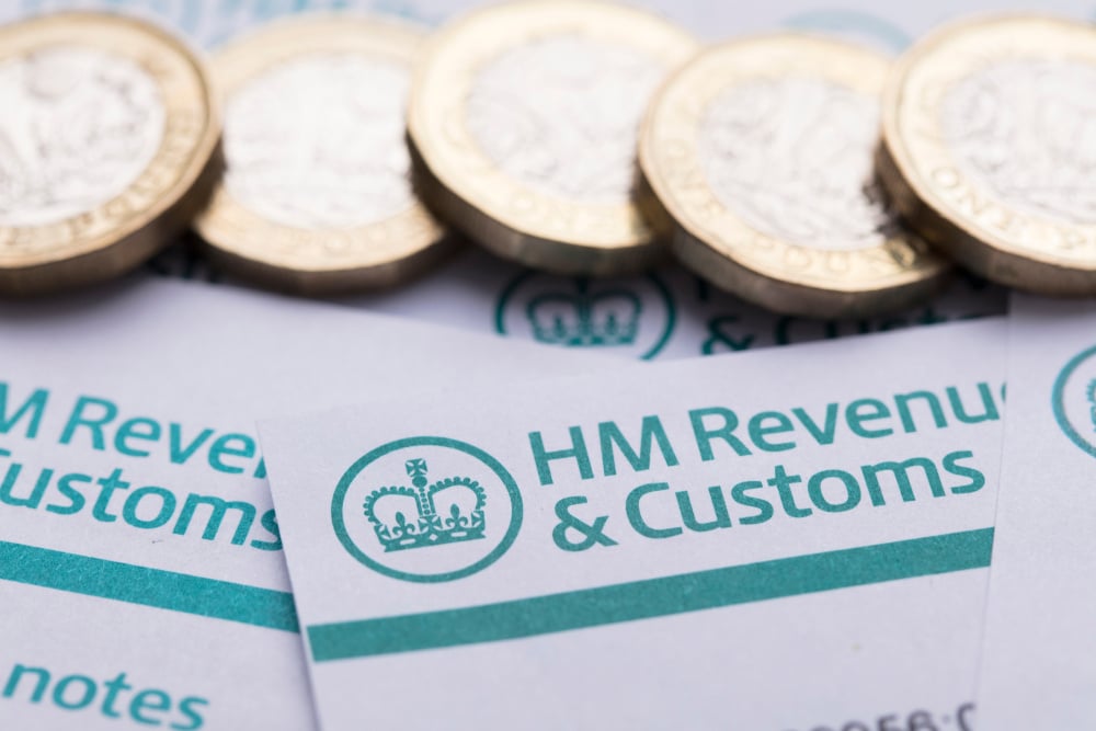 HMRC enquiry letters with pound coins